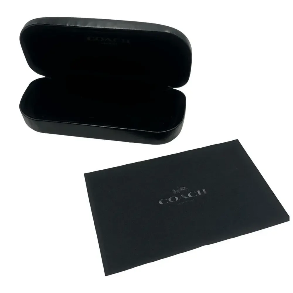 COACH women's / men's / unisex  sunglasses case with cleaning fabric
